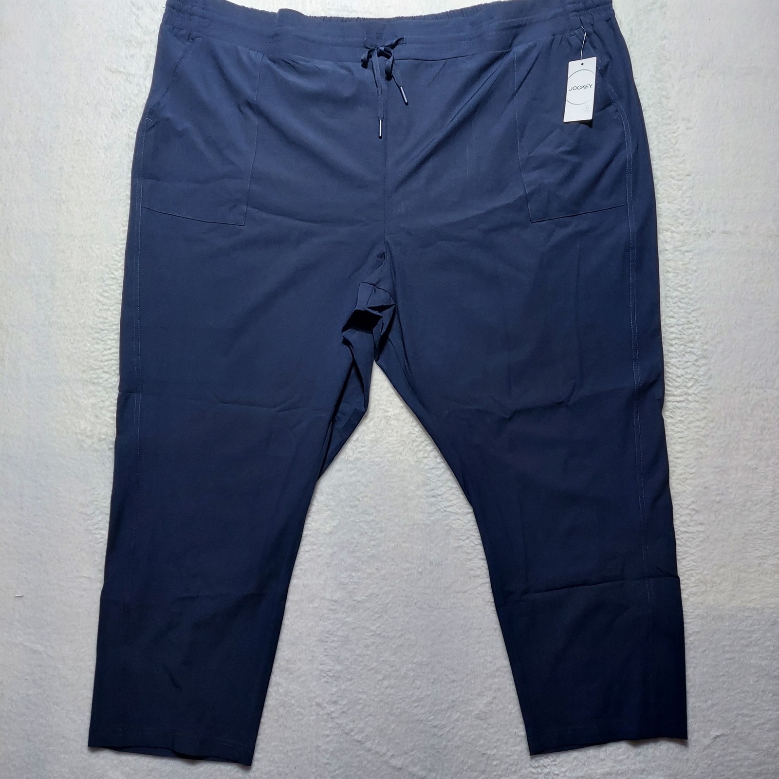 Jockey Active Pants Womens 3x Navy Blue Brand New Stretch Drawstring Jp0873470